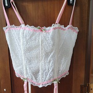 Chantal Thomass Victoria's Secret Merrywidow  sz 34 2pc. set